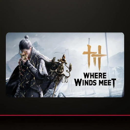 Where Winds Meet Snow Main Theme Desk Mat